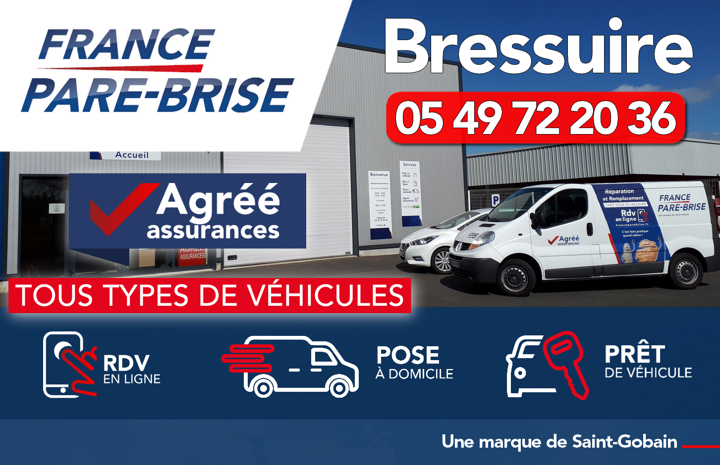 FRANCE PARE BRISE BRESSUIRE